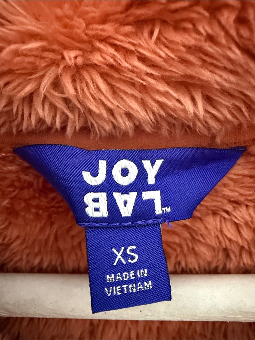 Joy Lab Cozy Rust Faux-Fur Zip Jacket - Picture 2 of 4